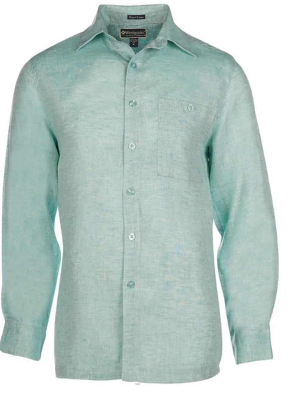 Weekender Men's Linen Shirt - Luau Edition Pavilion Long Sleeve 2XL